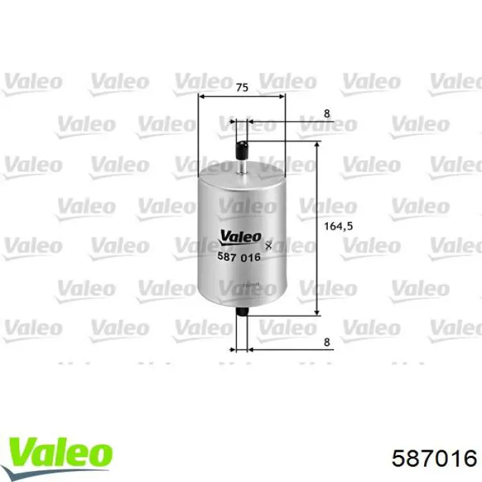 Купить 587016 VALEO Фильтр-отстойник топлива грубой очистки