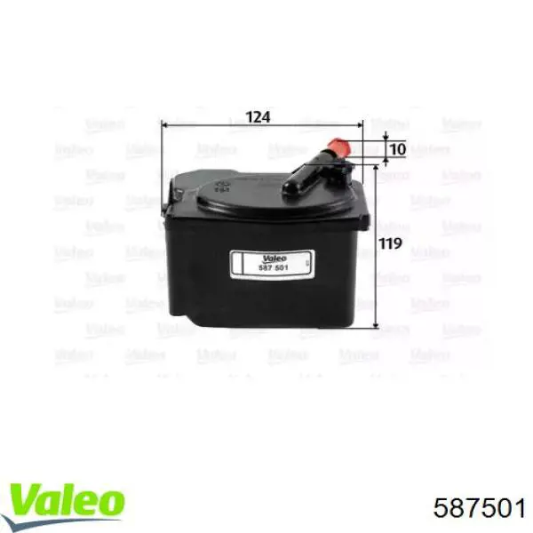 587501 VALEO топливный фильтр