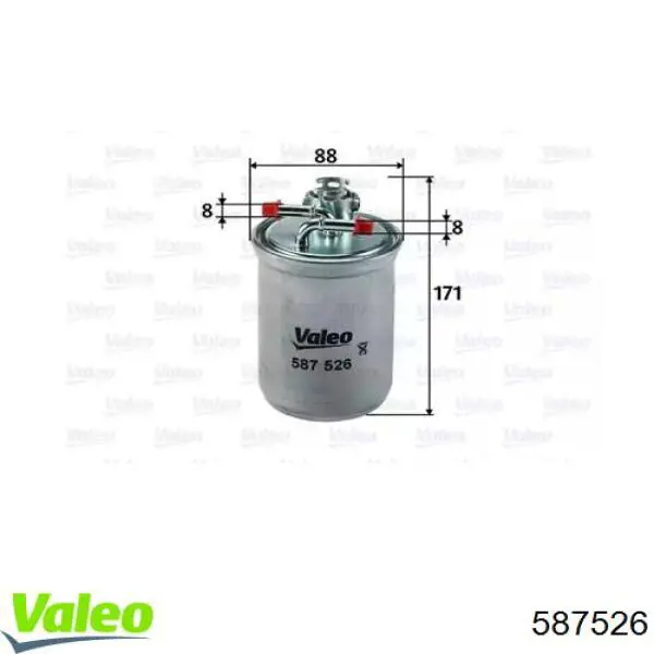Filtro combustible 587526 VALEO