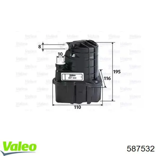 Топливный фильтр 587532 VALEO