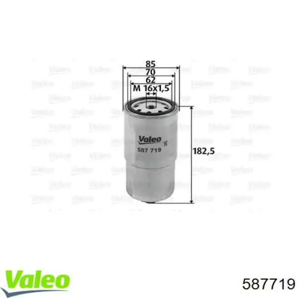 587719 VALEO топливный фильтр