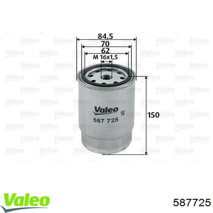 587725 VALEO топливный фильтр