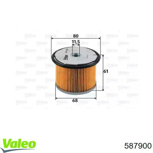 587900 VALEO Фильтр топлива