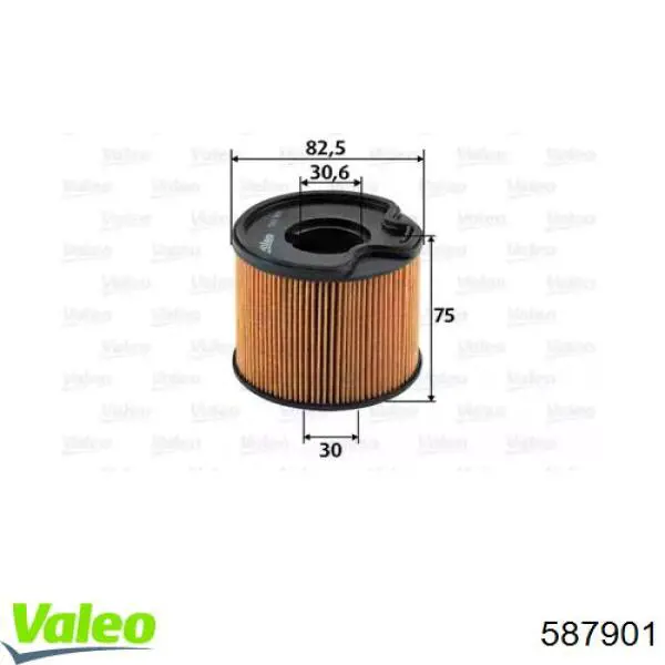 587901 VALEO Фильтр топлива