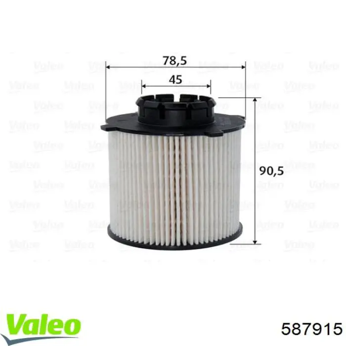 Купить 587915 VALEO Фильтр-отстойник топлива грубой очистки