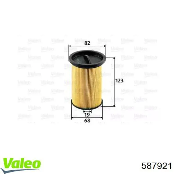 587921 VALEO топливный фильтр