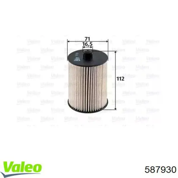 Filtro combustible 587930 VALEO