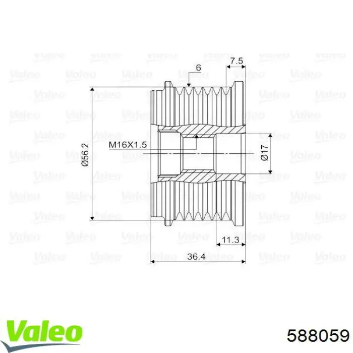 Муфта генератора Bosch F00M991044