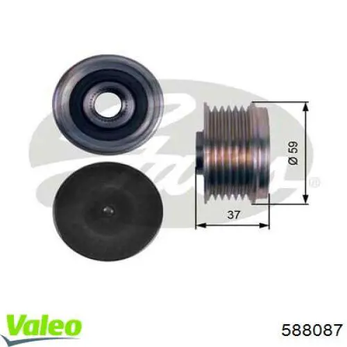 Инерционный шкив VALEO 588087 цена, от 33.28 USD