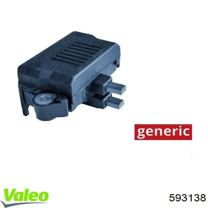 593138 VALEO реле-регулятор генератора (реле зарядки)