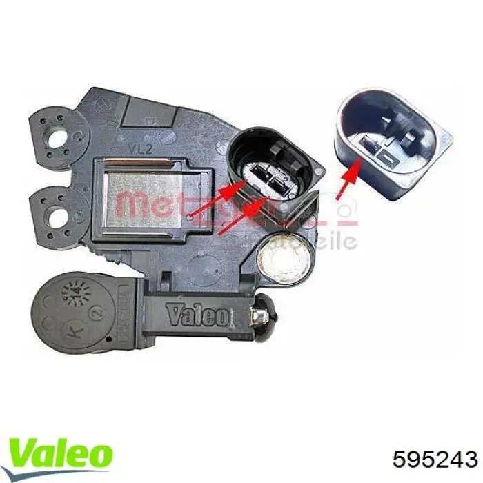 Реле регулятор генератора VALEO 595243