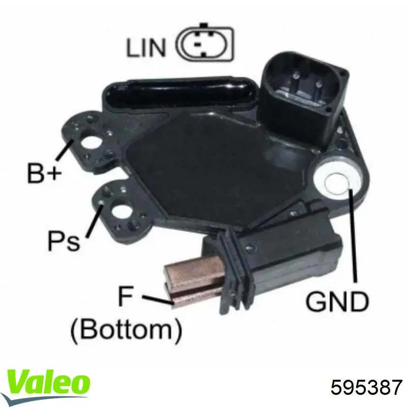 595387 VALEO реле-регулятор генератора (реле зарядки)