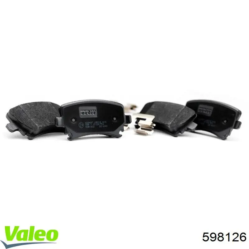 Тормозные колодки VALEO 598126