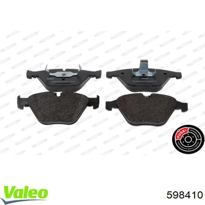 Купить 598410 VALEO Колодки тормозные