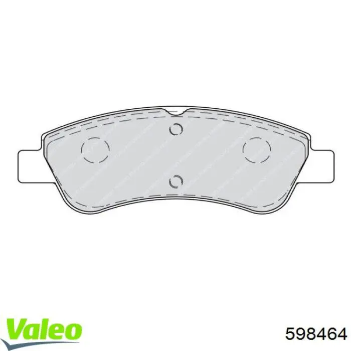 Колодки VALEO 598464 цена, от 16.91 USD