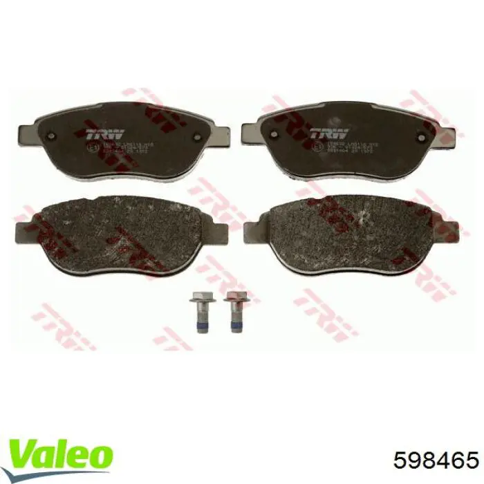 Тормозные колодки VALEO 598465