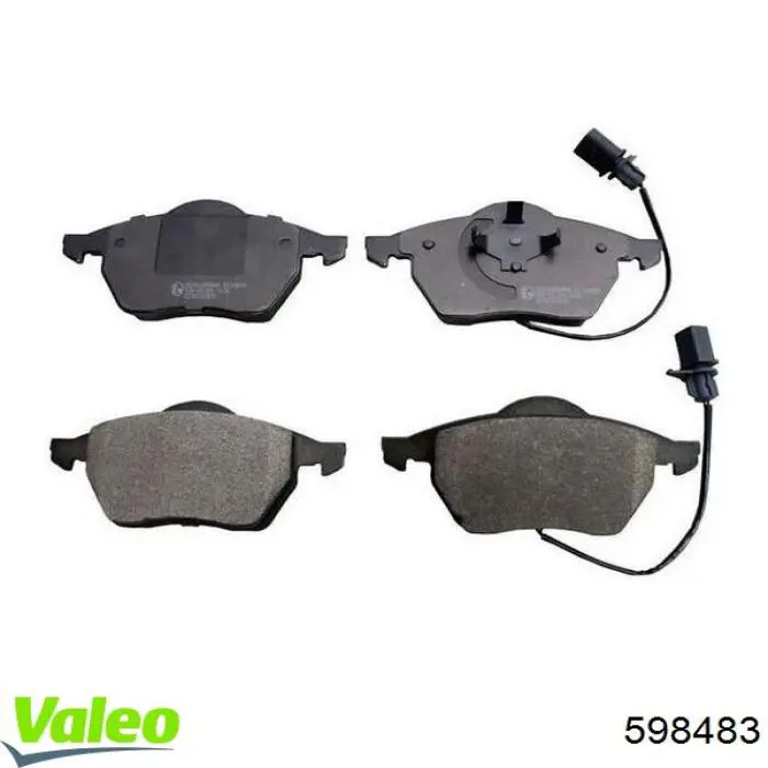 Тормозные колодки VALEO 598483