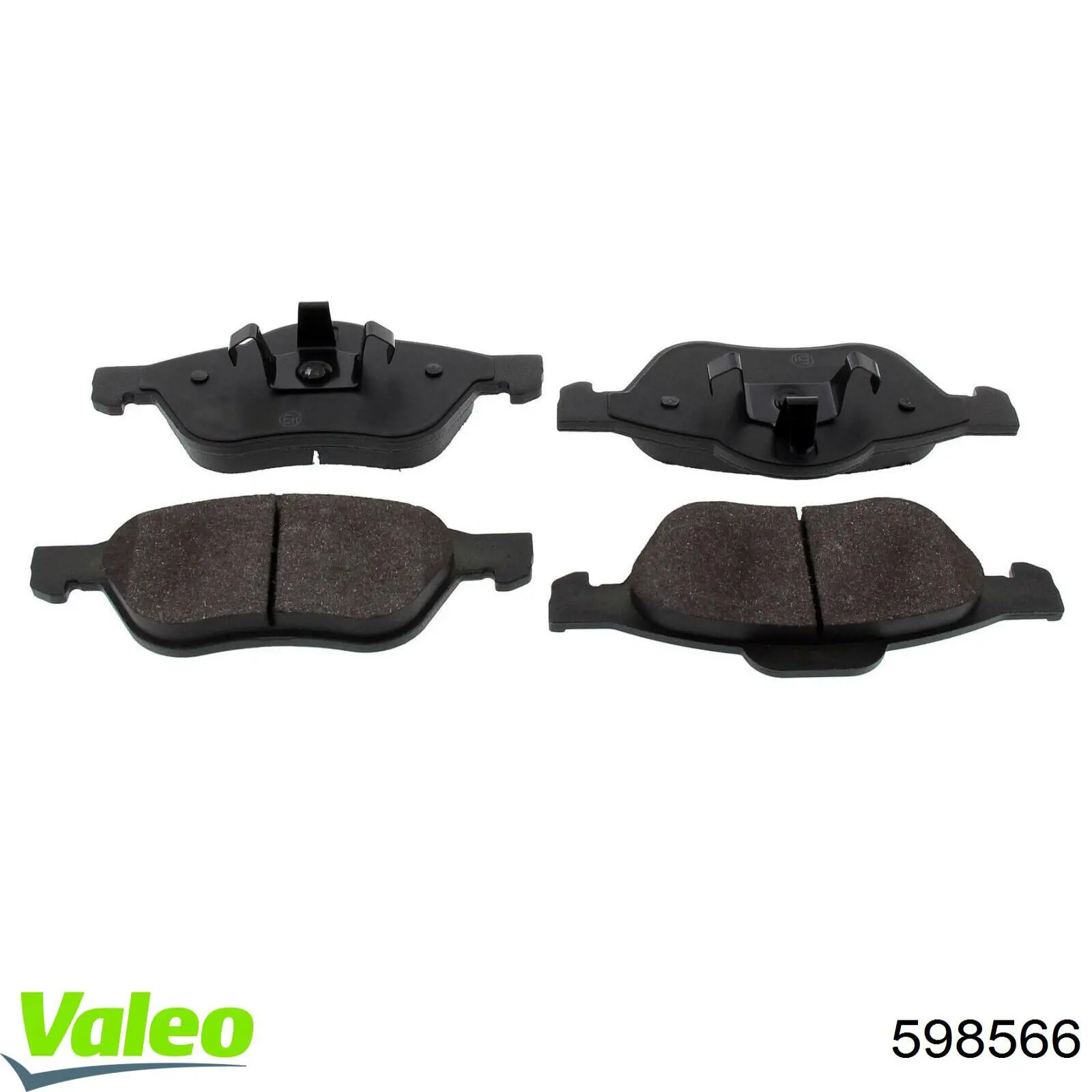Купить 598566 VALEO Колодки тормозные