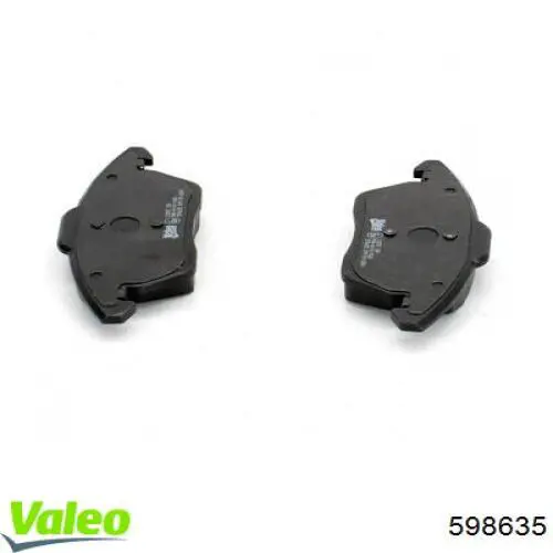 598635 VALEO Колодки передние
