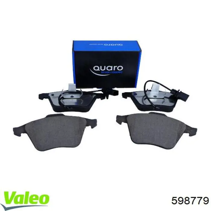 598779 VALEO Колодки передние
