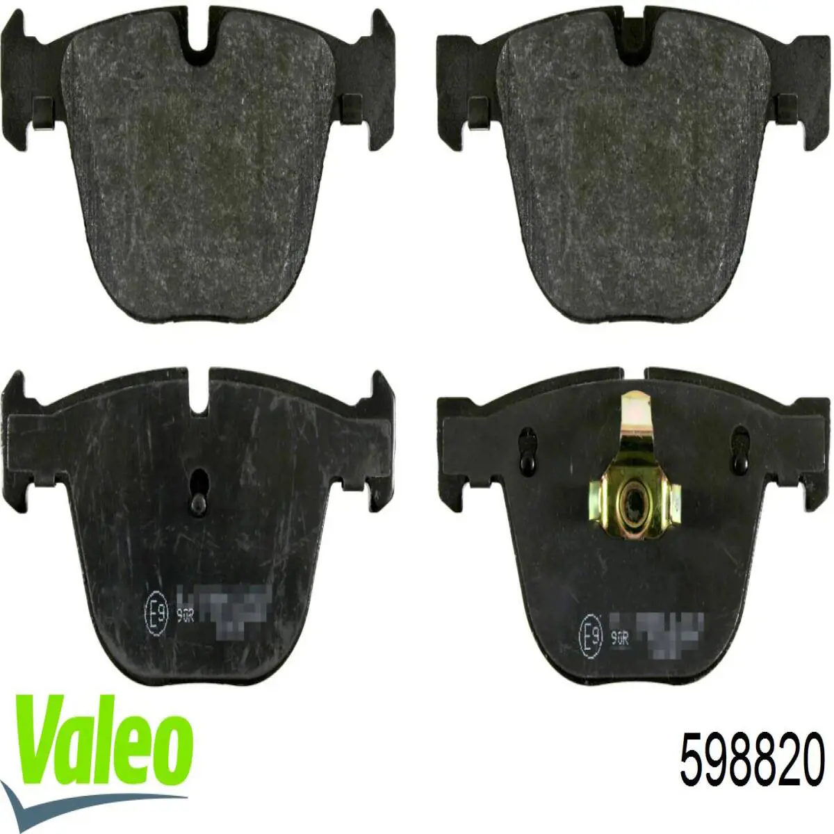 Купить 598820 VALEO Колодки тормозные задние, дисковые