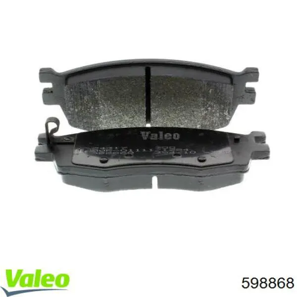 Передние тормозные колодки 598868 VALEO