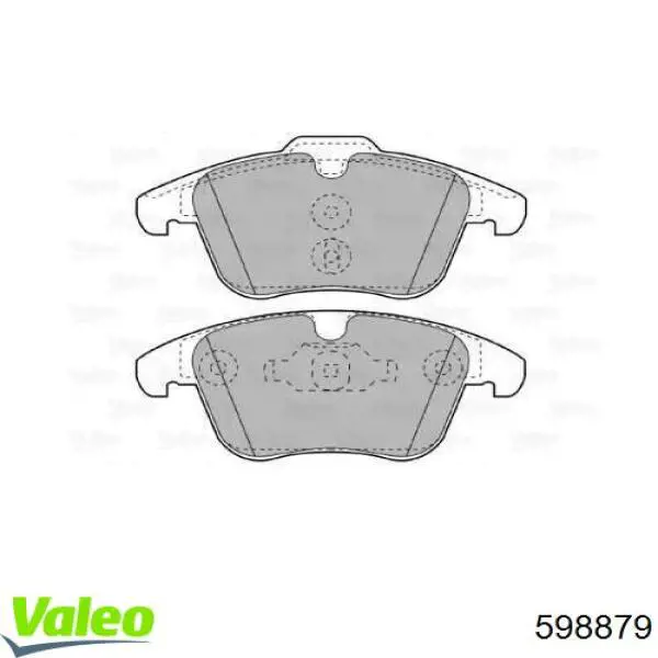 Колодки VALEO 598879 цена, от 51.63 USD