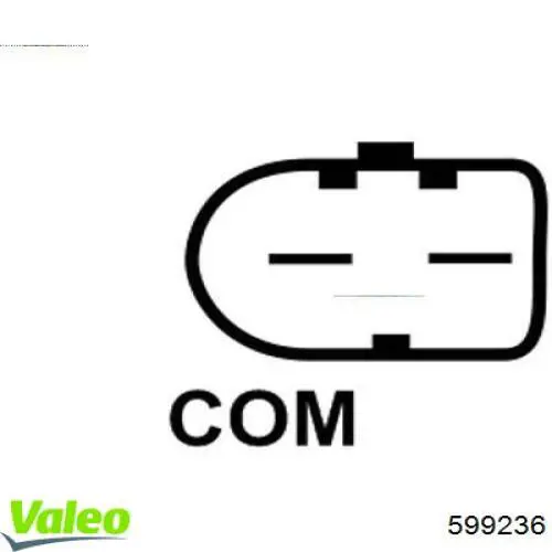 Regulador De Rele Del Generador (Rele De Carga) 599236 VALEO
