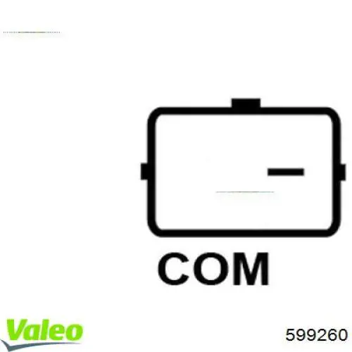 Regulador De Rele Del Generador (Rele De Carga) 599260 VALEO