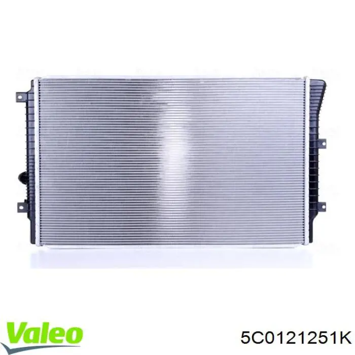 5C0121251K VALEO radiador de esfriamento de motor