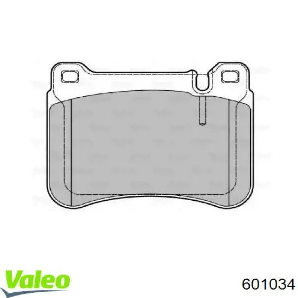 Передние тормозные колодки 601034 VALEO