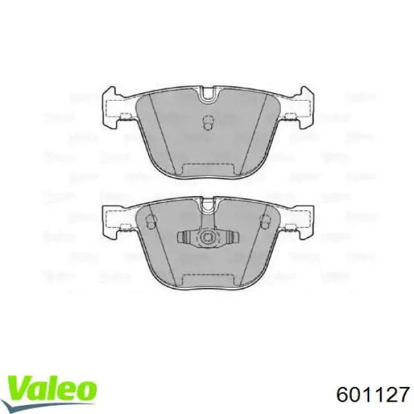 Задние тормозные колодки 601127 VALEO