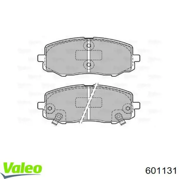 Передние тормозные колодки 601131 VALEO