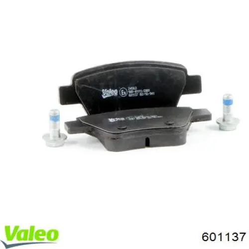 Купить 601137 VALEO Колодки тормозные задние, дисковые
