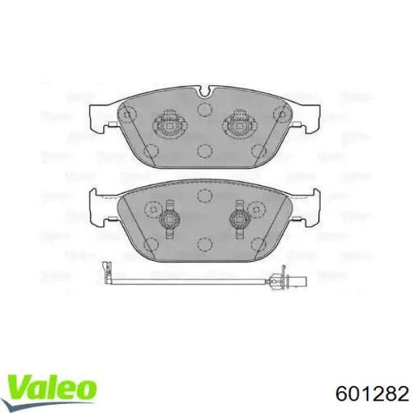 Передние тормозные колодки 601282 VALEO