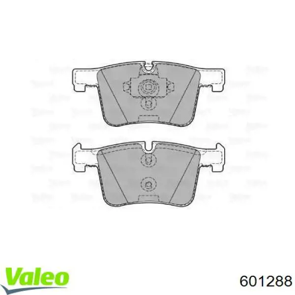 Передние тормозные колодки 601288 VALEO