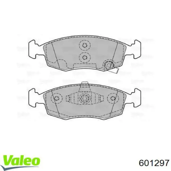 Передние тормозные колодки 601297 VALEO