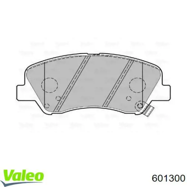 Передние тормозные колодки 601300 VALEO