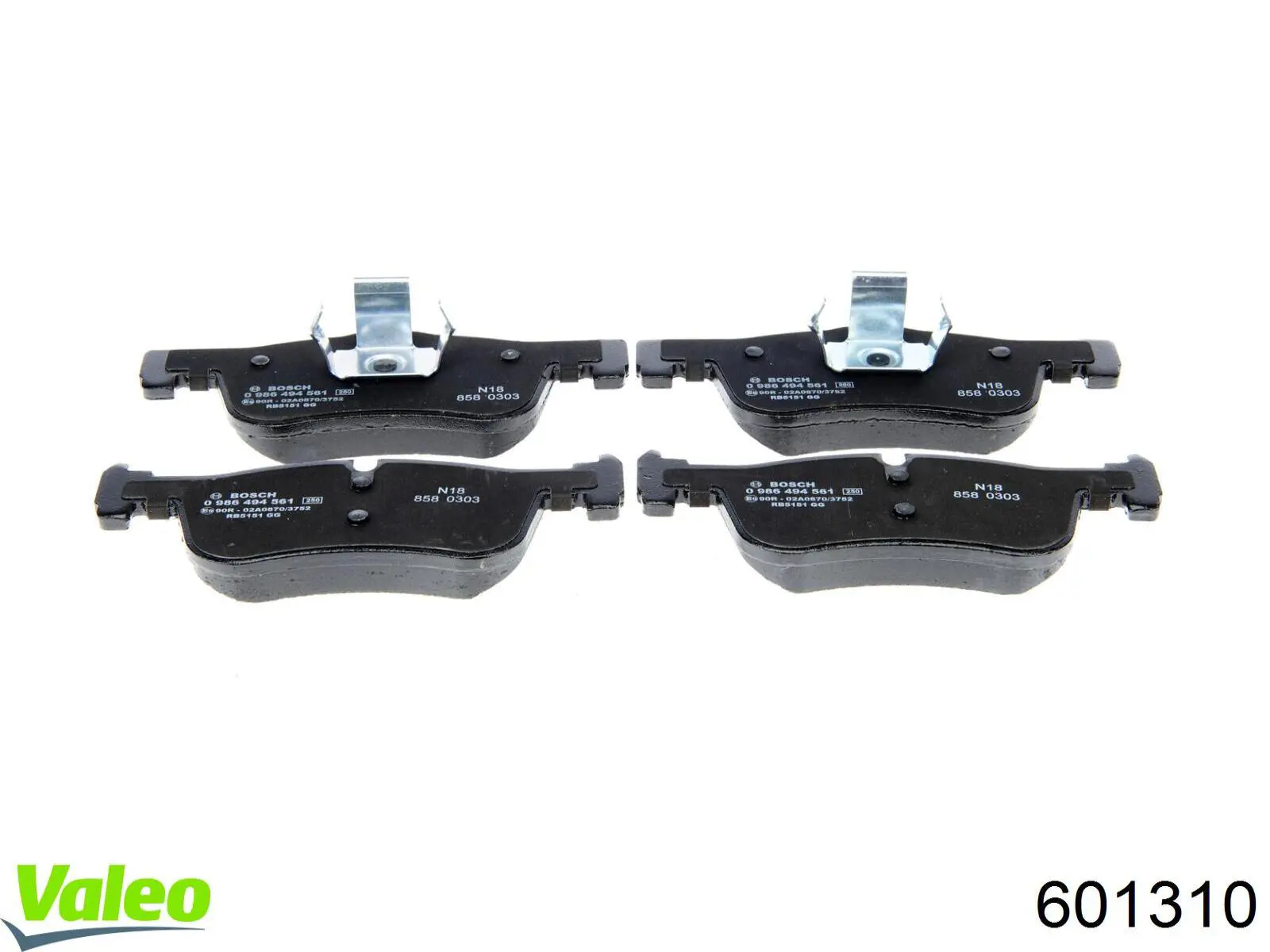 Передние тормозные колодки 601310 VALEO