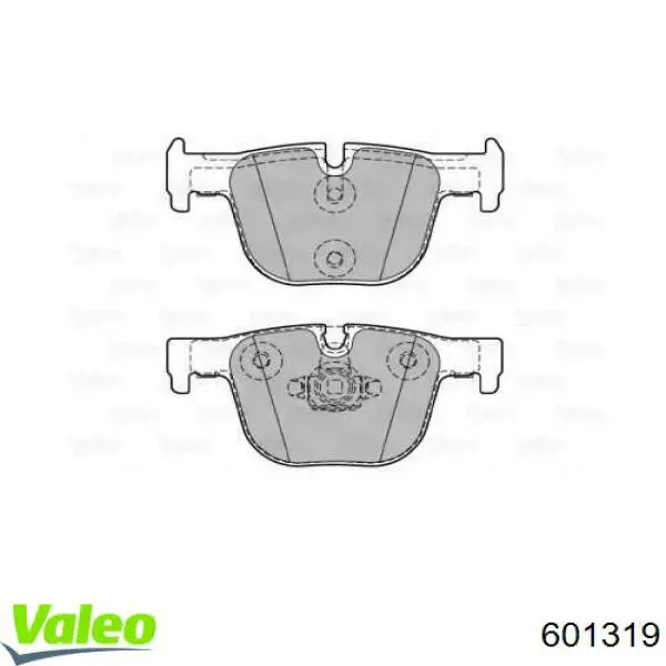 Задние тормозные колодки 601319 VALEO