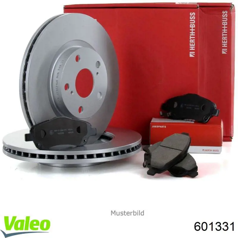 Задние тормозные колодки 601331 VALEO