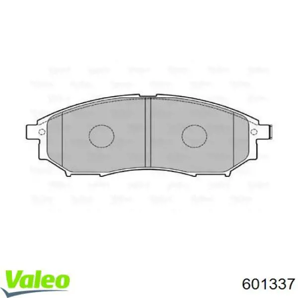601337 VALEO колодки тормозные передние дисковые