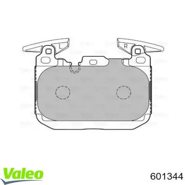 Передние тормозные колодки 601344 VALEO