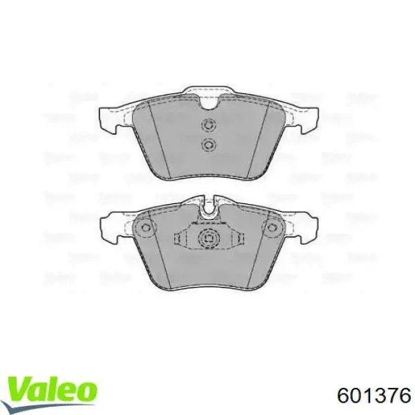 Передние тормозные колодки 601376 VALEO