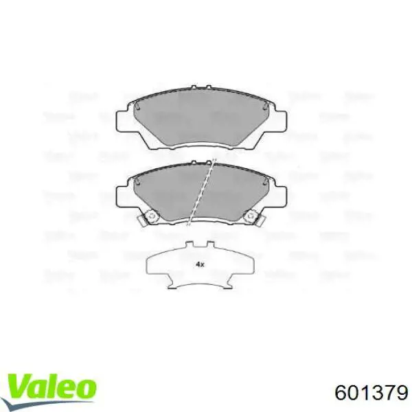 Колодки VALEO 601379 цена, от 33.72 USD