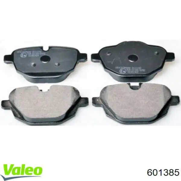 Задние тормозные колодки 601385 VALEO