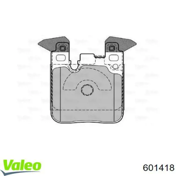 Задние тормозные колодки 601418 VALEO