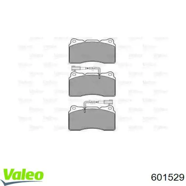 Передние тормозные колодки 601529 VALEO