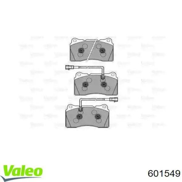 Передние тормозные колодки 601549 VALEO