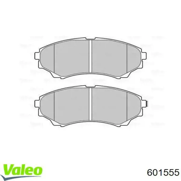 Передние тормозные колодки 601555 VALEO